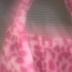 Pink cheetah print purse